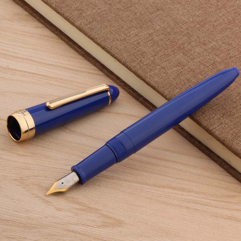 Jinhao 992 Plastic Fountain Pen Transparent Rotate Clip Classic Style M Lorelei Stationery Student Office School Supplies