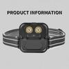 Outdoor LED Headlight 7 Modes 180 Degrees Adjustable IPX4 Waterproof Power Indicator Super Bright Fishing Riding Running Camping Headband Light