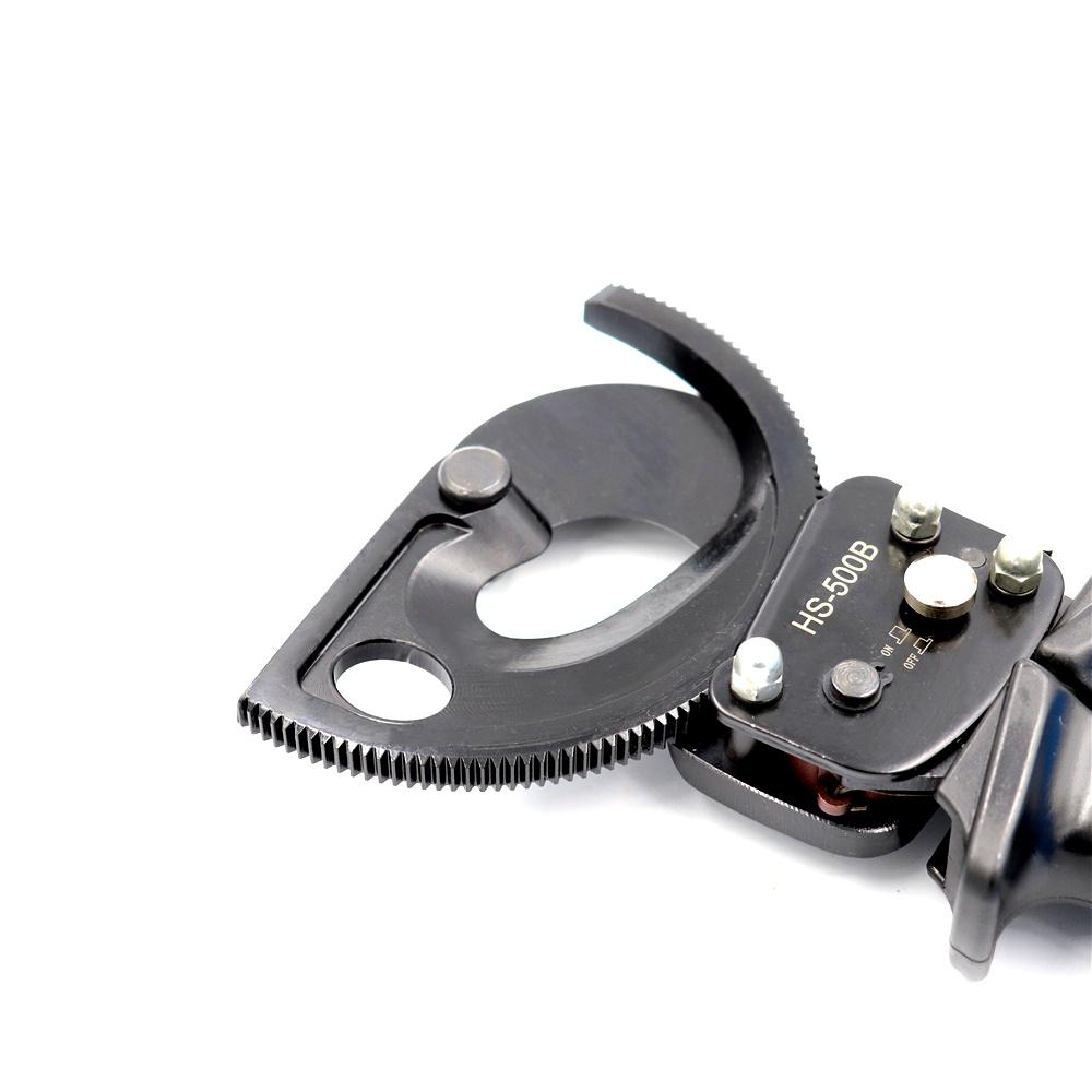 HS-500B Hand Ratchet Cable Cutter Plier Tool Aluminum-copper Cable Labor-saving Cutting and Cutting Range Within 400mm2