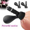 Female Nipple Sucking Stimulator 2 Piece Vibrator Breast Enlargement Nipple Massage Brush Clitoral Vibrator Adult Sex Toy