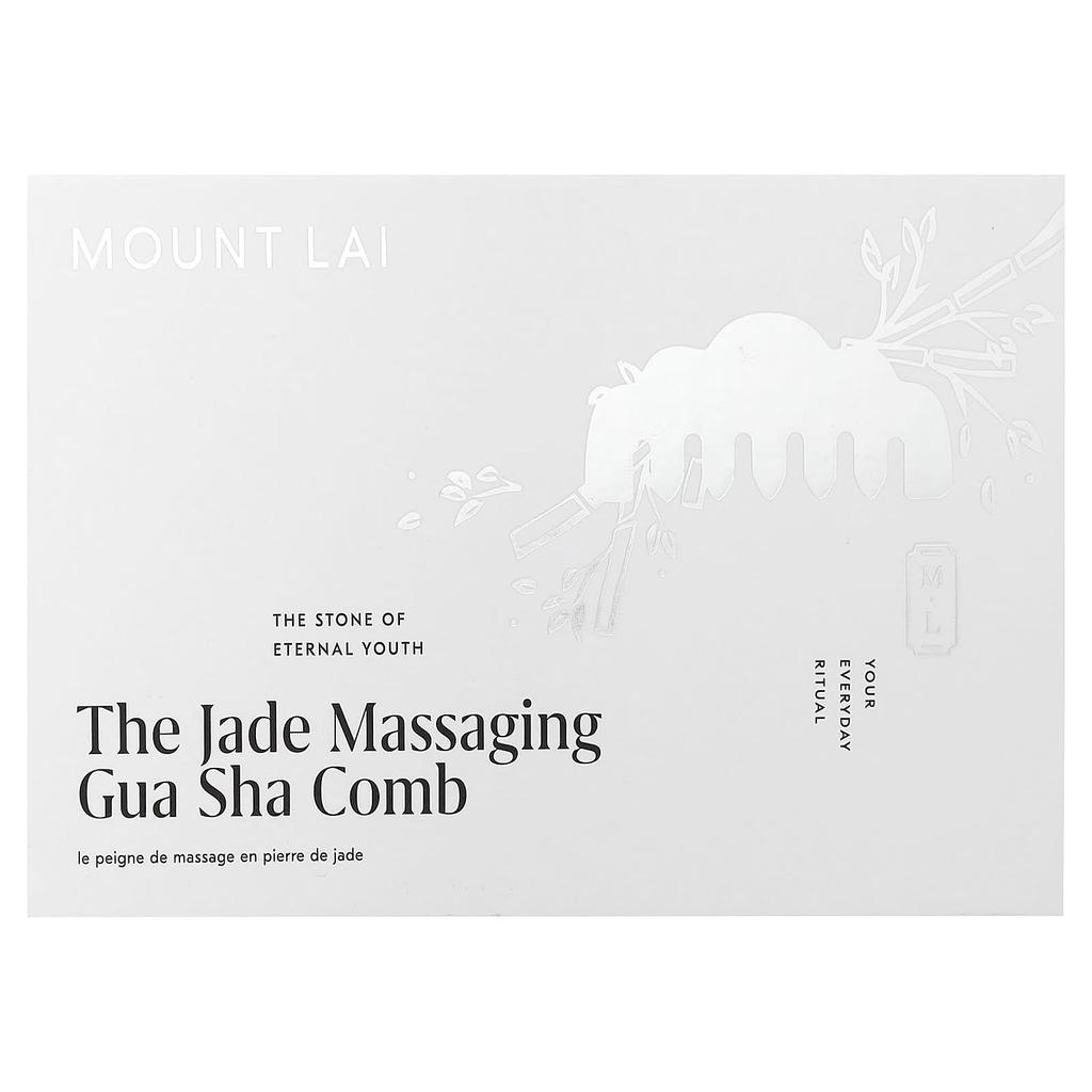 Mount Lai The Jade Massaging Guasha Comb, 1 Comb