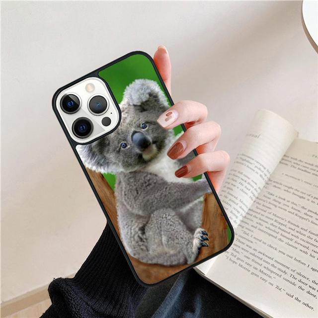Funny Animal The koala soft Phone Case Cover For iPhone 17 Air 15 16e 14 13 12 Pro Max 11 Pro Max Plus Coque Shell