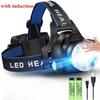 XIWANGFIRE T6 LED Headlamps Bright Heal Lamp18650 Long Endurance Lamp Rechargeable 3 Modes Torch Zoom Fishing Working Lantern