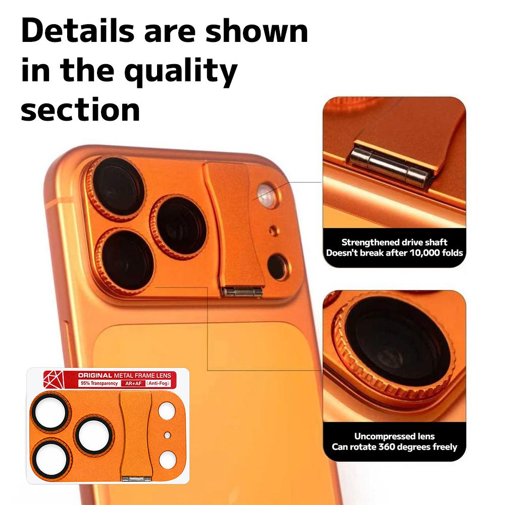 Aluminium Alloy Camera Lens Protector For iPhone 17 18 Pro Max Full Cover Metal Ring Lens Matte Tempered Glass Film Case Cap