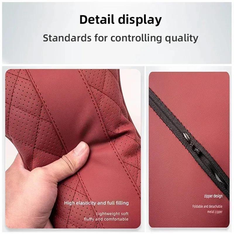 Car Seat Headrest Neck Pillow Lumbar Back Support Pad For Mercedes Benz AMG W177 W176 X166 X167 C257 C218 X253 C118 C117 H247 PB1