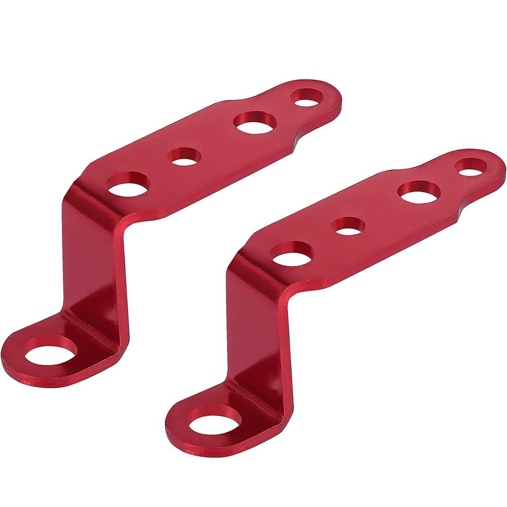 1-3PC Motorcycle LED Headlight Bracket Rearview Mirror Lamp Spotlight Extension Holder Clamp Motorbike Scooter Accessories