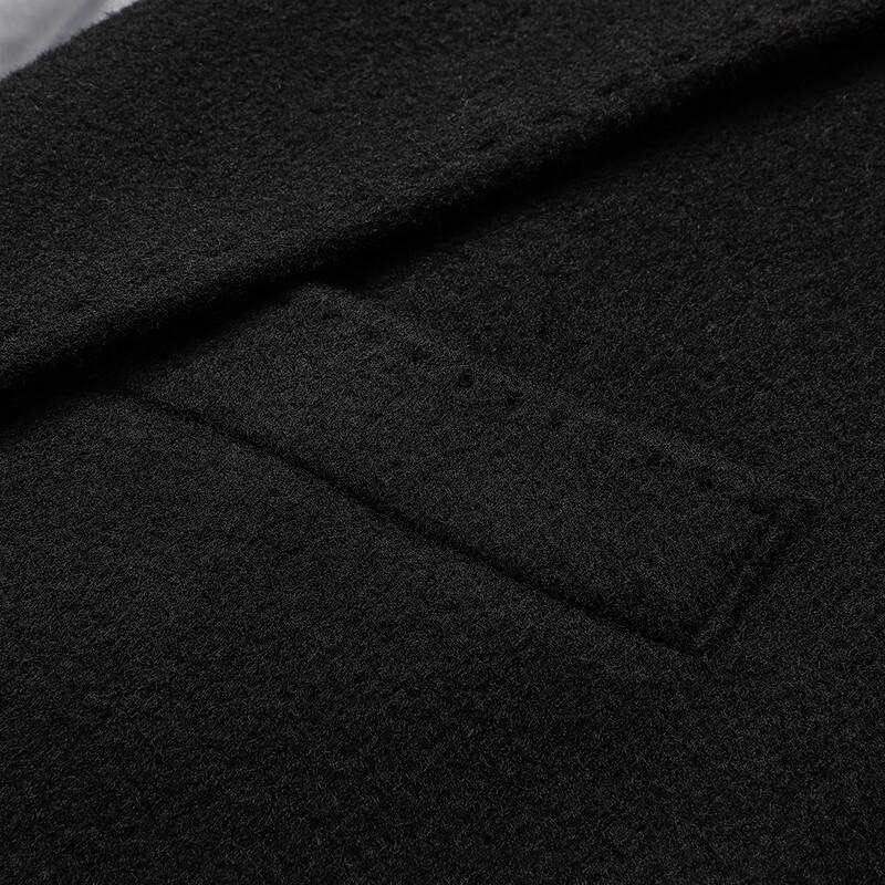 FAPAI Men's 2-in-1 Wool & Down-Lined Coat