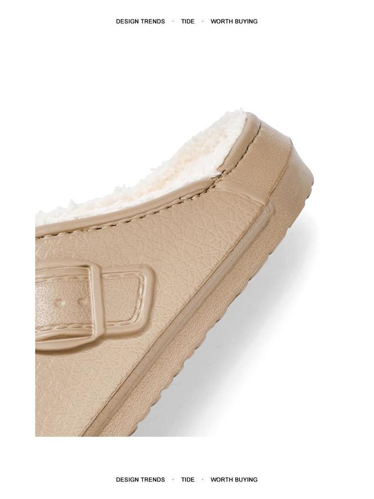 2025 Winter Extra Thick Fleece-Lined Birkenstock Clog Slippers for Couples