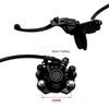 ATV Beach Car 110-125cc Rear Hand-Controlled Disc Brake Master Cylinder & Caliper Assembly with Brake Pads