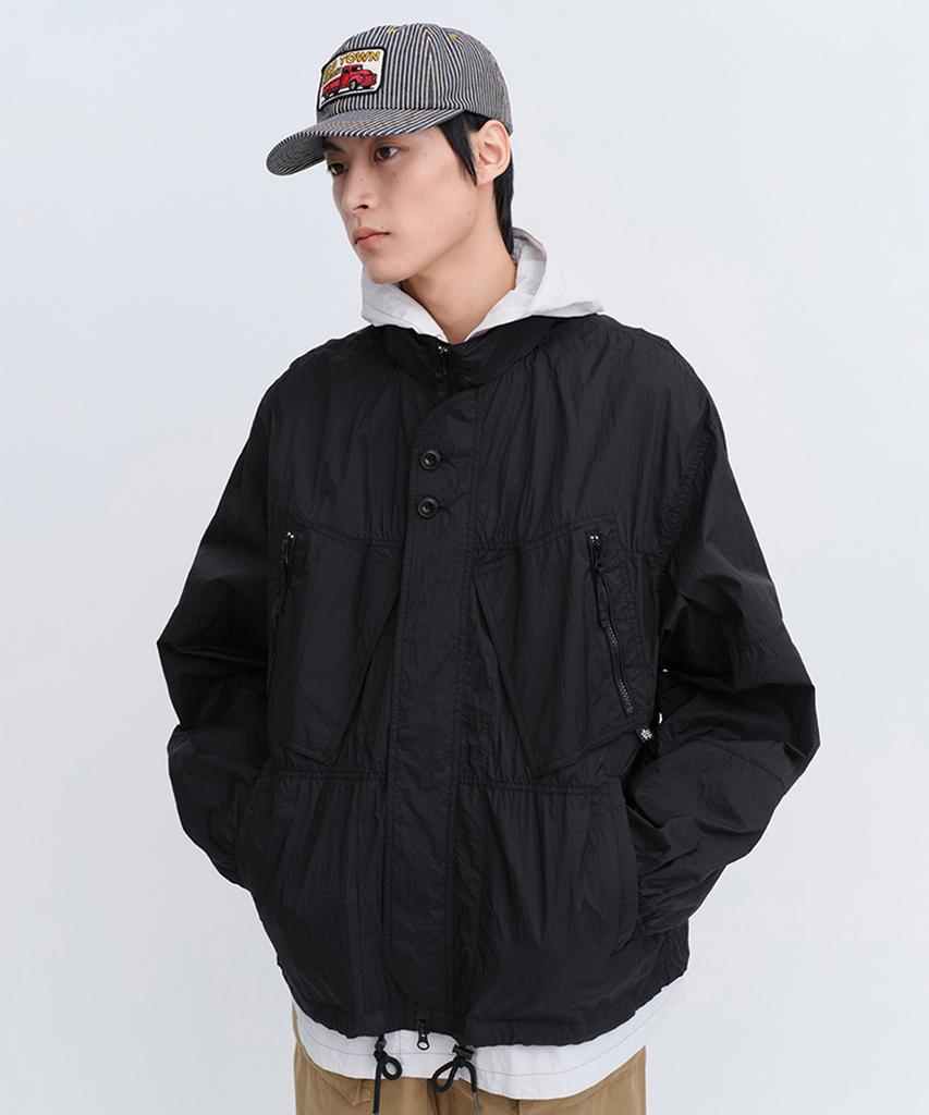 Uniform Bridge Ae Nylon Utility Jacket Black