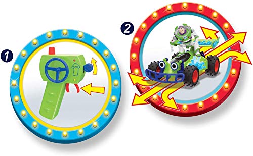 Disney Pixar Toy Story 4 Turbo Buggy with Buzz Lightyear Radio Control Vehicle (New Movie Doll, Toy, RC Model) [Parallel Import]
