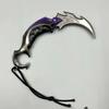 15cm Valorant Keychains Karambit Knife Melee Reaver Weapon Game Peripheral Sword Uncut Katana Blade Accessorie Lovely GiftToy Collect