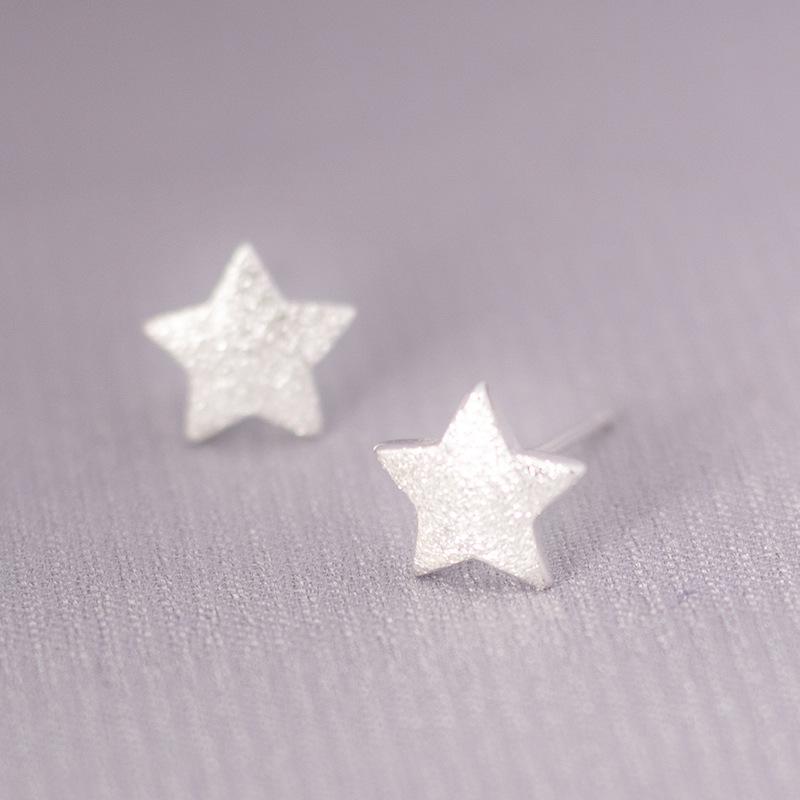 Ohrstecker mit s925 Silbernadel im koreanischen Stil für Damen – Minimalistisches & Persönlichkeitsdesign