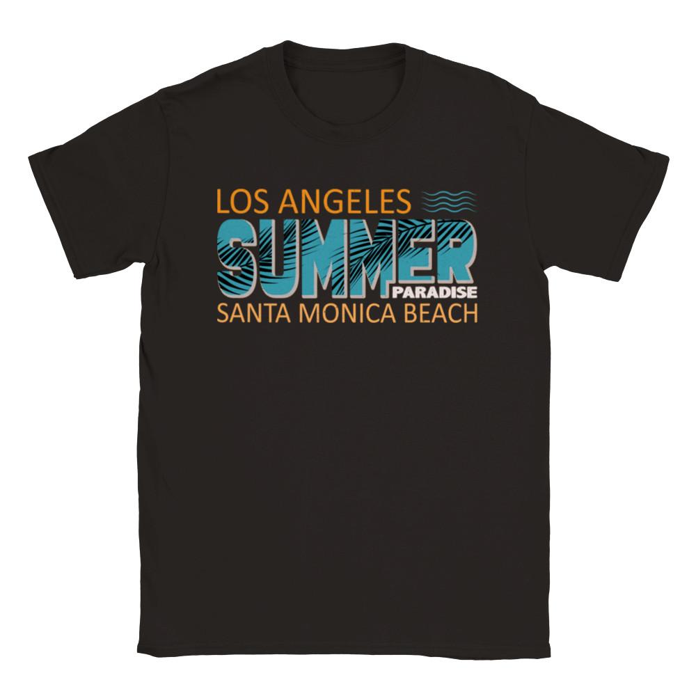 Los Angeles Summer - Santa Monica Beach - Paradise - Cali -  Unisex Crewneck T-s Unisex T-Shirt L