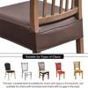 Square Shape Waterproof Seat Protectors PU Leather Elastic Chair Slipcover  Living Room
