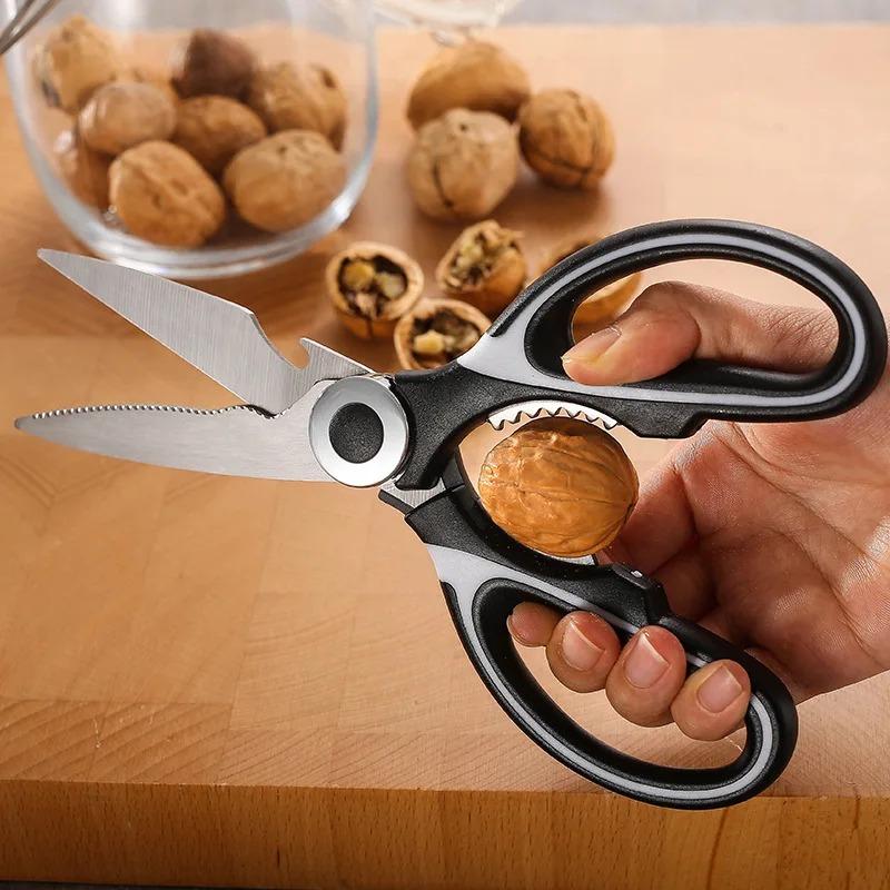 Kitchen Scissors Stainless Steel Multipurposes Shears Tool For Food Chicken BBQ Meat Herb Scissors Multifunctional Kitchen Tools