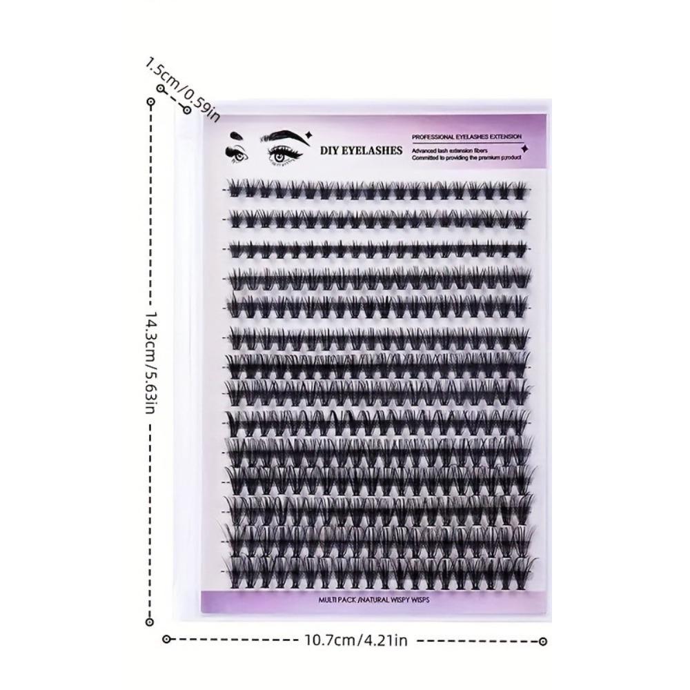280Clusters Volume Dense Lash Clusters Wispy Eyelash Extension False Eyelash Clusters  Makeup