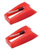 Hoshikou Denpa Record Needle Replacement Stylus for Versos Compatible with Records 2-Pack Multi-Record Players, 7/10/12-inch