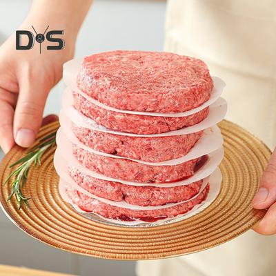 100Pcs Hamburger Patty Paper Non-StickRound Wax Parchment Sheets for Burger Press Ground Beef Freezing Candy Wrappers Oven Microwave Freezer Safe