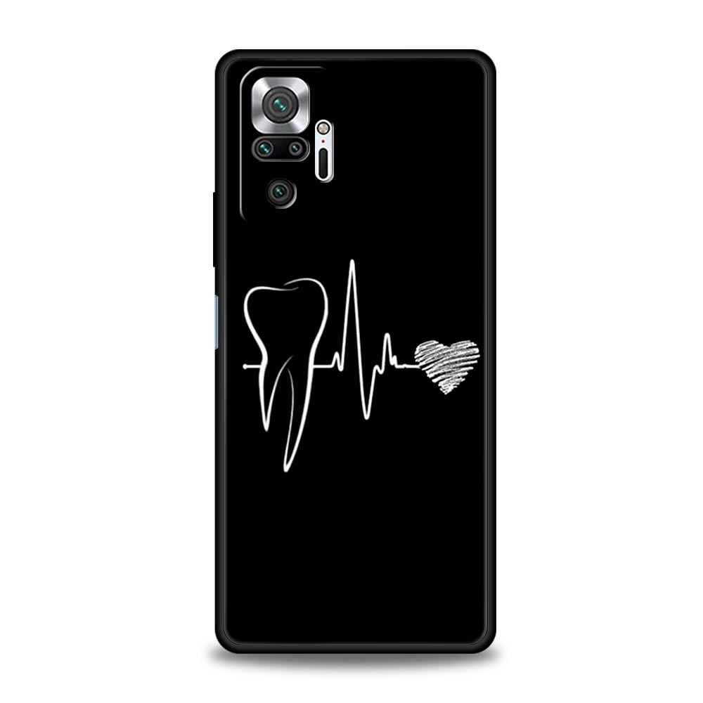 Phone Case For Xiaomi Redmi Note 14 13 12 5G 11 10 Pro Plus 4G 9S 9 14C 13C 12C 10C 9C 9A Cover Dentist Dental Dent Tooth Cute