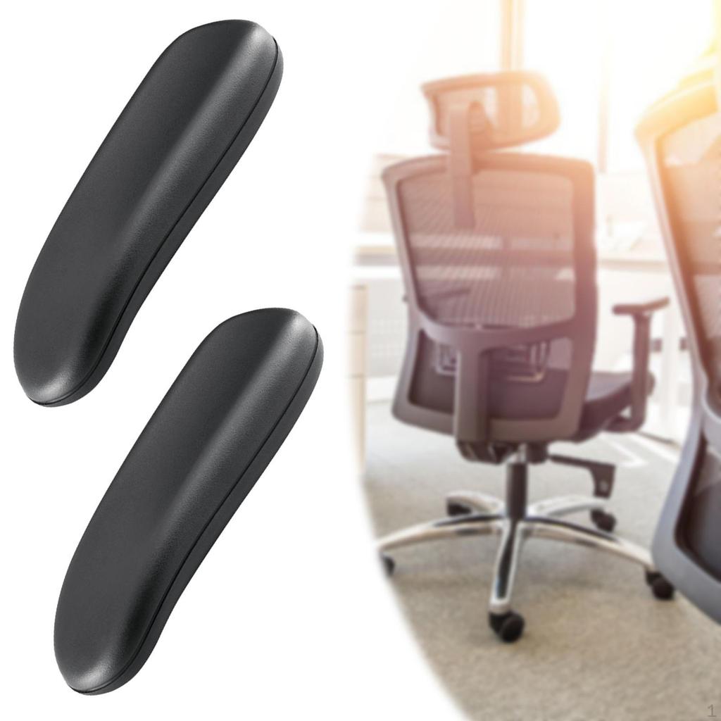 2 stück Gaming Stuhl Armlehne Pads Ersatz Universal Weiche Unterstützung Einfache Linie Zubehör PU