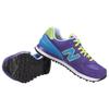 New Balance Nb 574 Carnival Comfortable Breathable Low-Top Running Shoes Women Sneaker Purple Blue WL574BFU