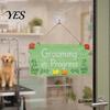 Writable Door Plaque Sign for Pet Shops And Homes, Chalkboard Surface Decorative Plaque, Retro Style Wooden Hanging Wall Decor Customizable