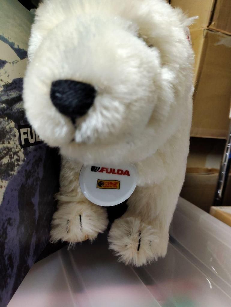 [USED] steiff×fulda yukon quest polar bear teddy bear