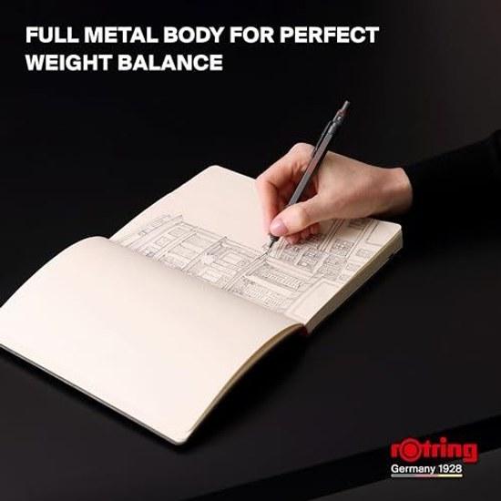 rOtring Mechanical Pencil 600 Dark Stone 0.5mm Gift Box