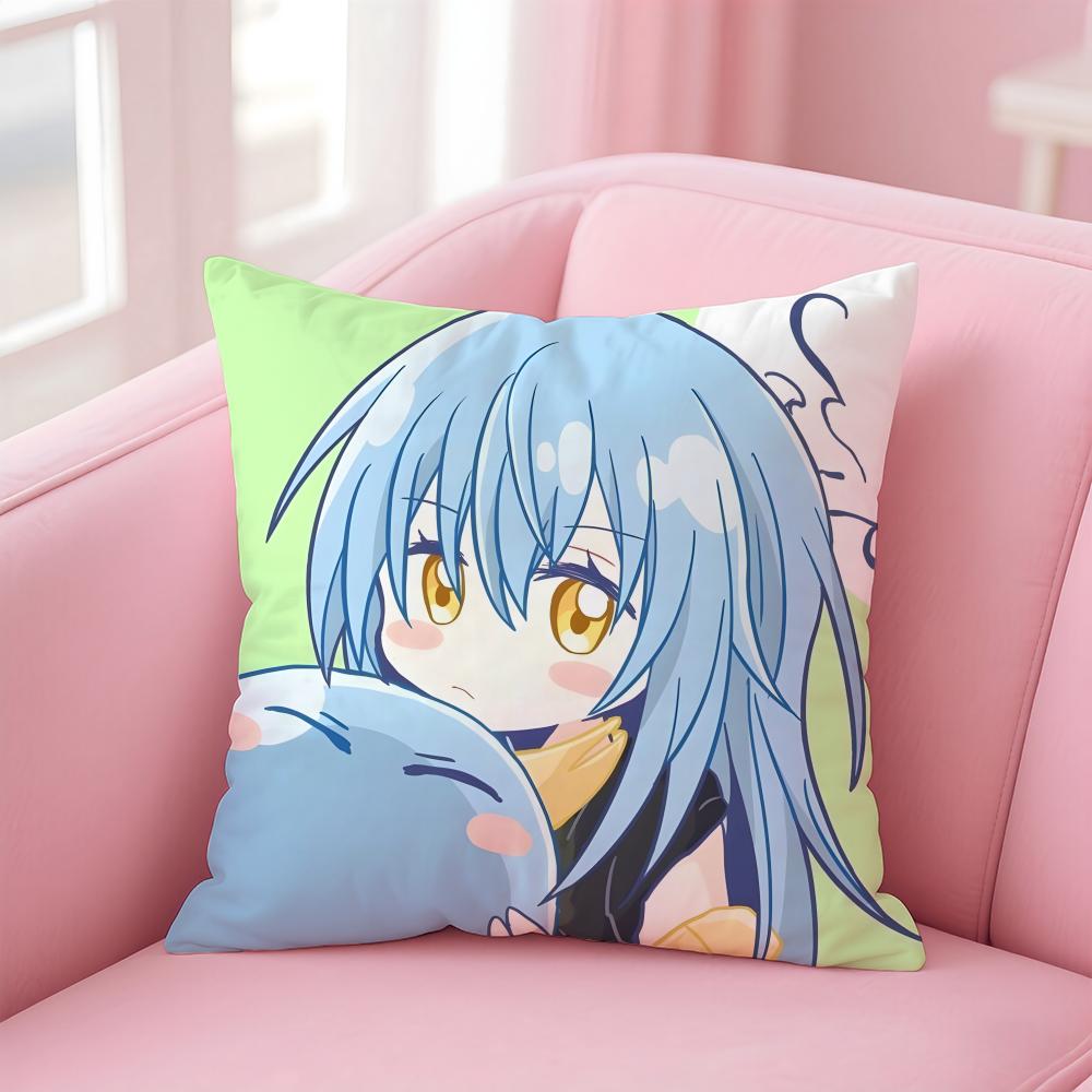 That Time I Got Reincarnated As a Slime Cushion Cover Comfortable Reversible Pillow Cover Ideal for Car Sofa Bedroom & Beyond