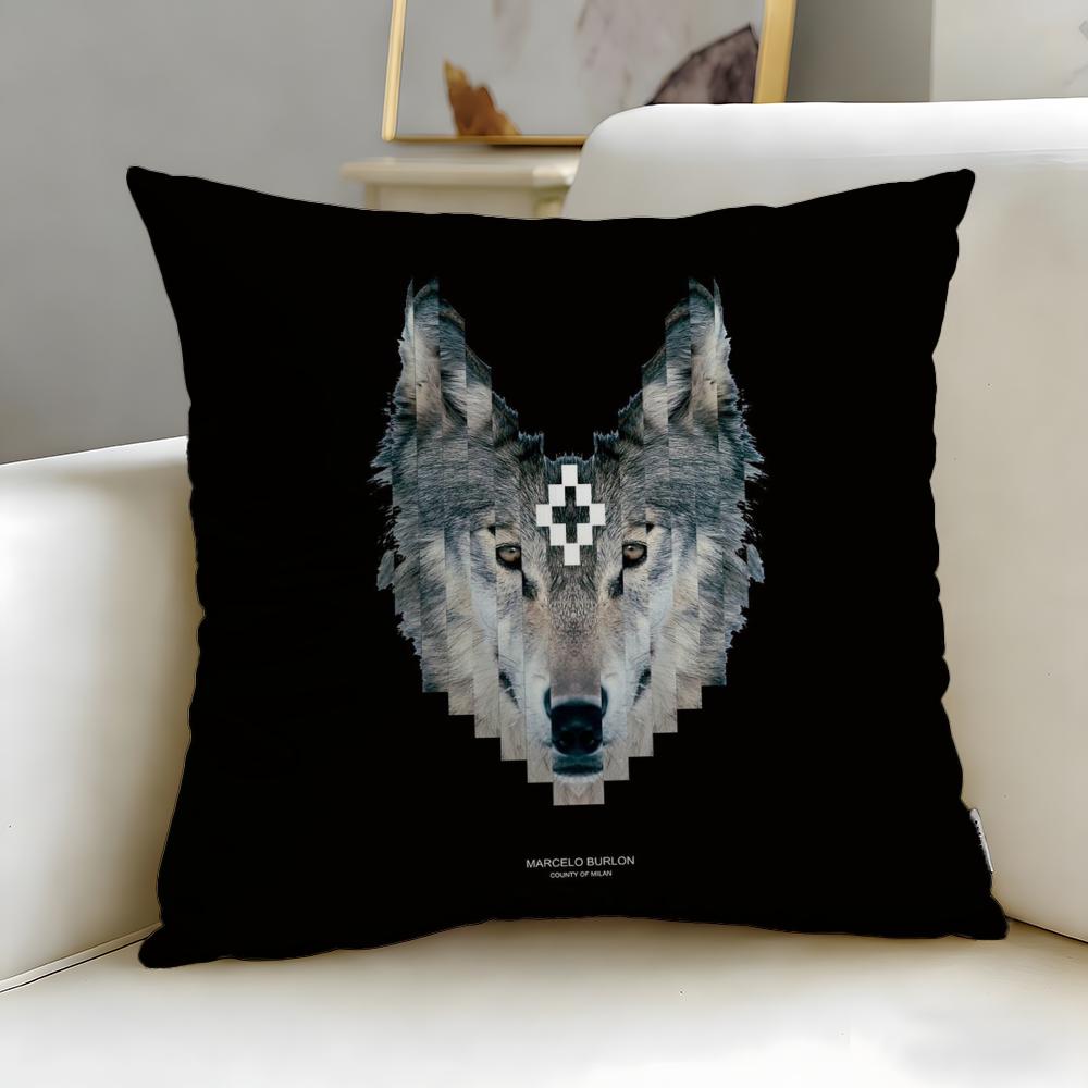 

popular fashion brand Marcelo Burlon Cushion Cover Soft & Easy-Wash Pillow Case – Versatile for Couch, Bed, Travel and Office 30cmx30cm