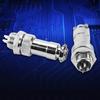5 Pcs Set GX12 4Pin  Male   Female Panel Metal Aviation Plug Socket Connector