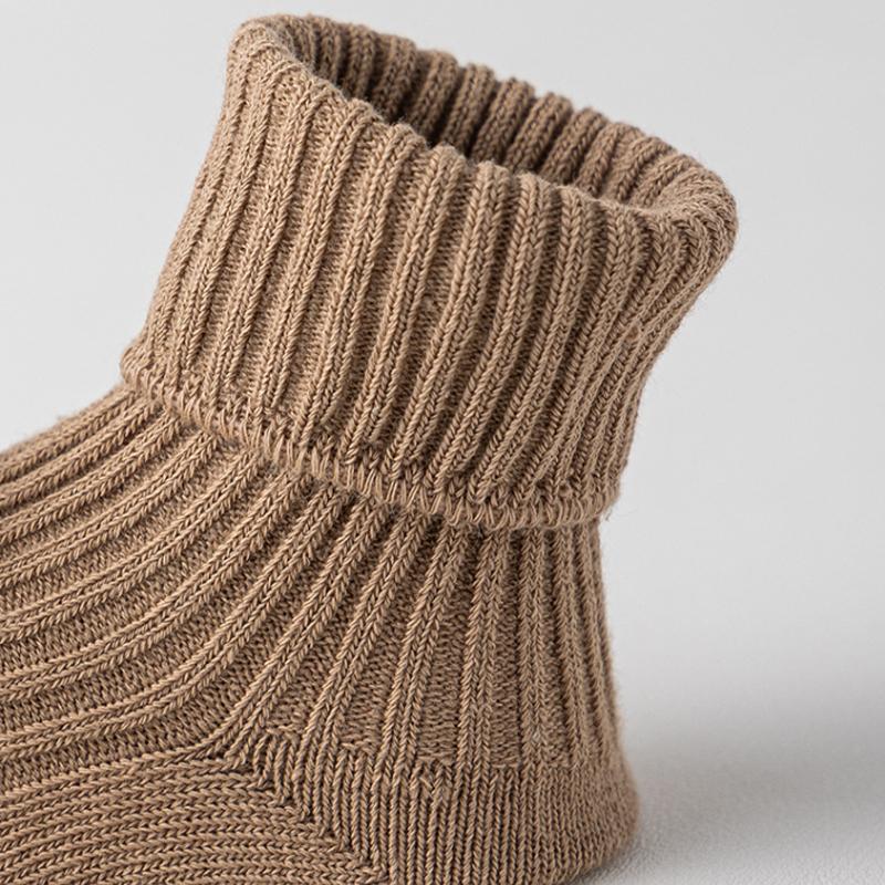 Cute 3D Doll Newborn Socks Spring Autumn Cotton Baby Middle Tube Sock 0-3year Boy Girl Kids Non Slip Floor Socks Infant Footwear