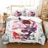Anime Ayakashi Triangle Bedding Set Duvet Cover Bed Set Quilt Cover Pillowcase Comforter king Queen Size Boys Adult Bedding Set
