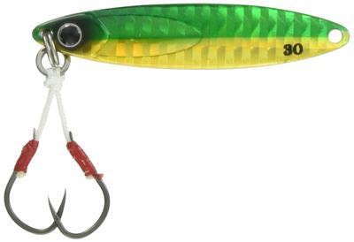 Jackall Lures JACKALL Metal Jig Binbin Metal TG Type Slow 30g Green Gold