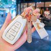 New TPU Car Remote Key Case Cover Protect Shell Bag For Geely Coolray 2019-2020 X6 X7 EX7 Emgrand Global Hawk GX7 Accessories