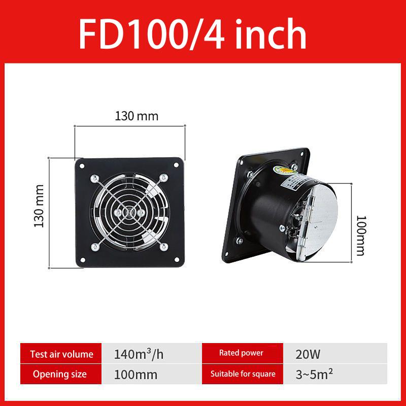 4 Inch 6 Inch Exhaust Fan Ventilation Fan Exhaust Ventilation Fan For Warehouses Factories Garageskitchens