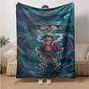 1pc Naruto Vs Sasuke Clash Titans Soft Throw Blanket Flannel All Season Light Weight Living Room/Bedroom Warm Blanket. M7270159