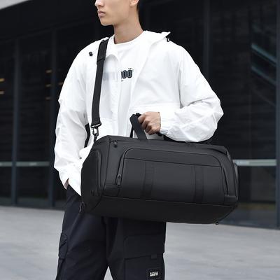 Travel Bag Men's High-end Sense Versatile Handbag Party Splashing Water Dry and Wet Separation Fitness Travel Bag