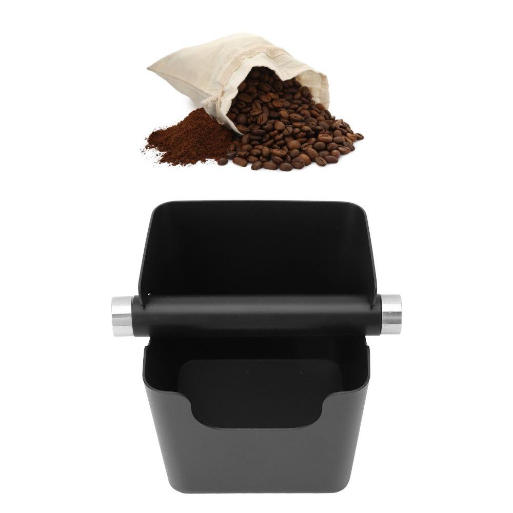 Removable Knock Bar Espresso Knock Box Non-Slip Rubber Base Mini Knock Box Home Use