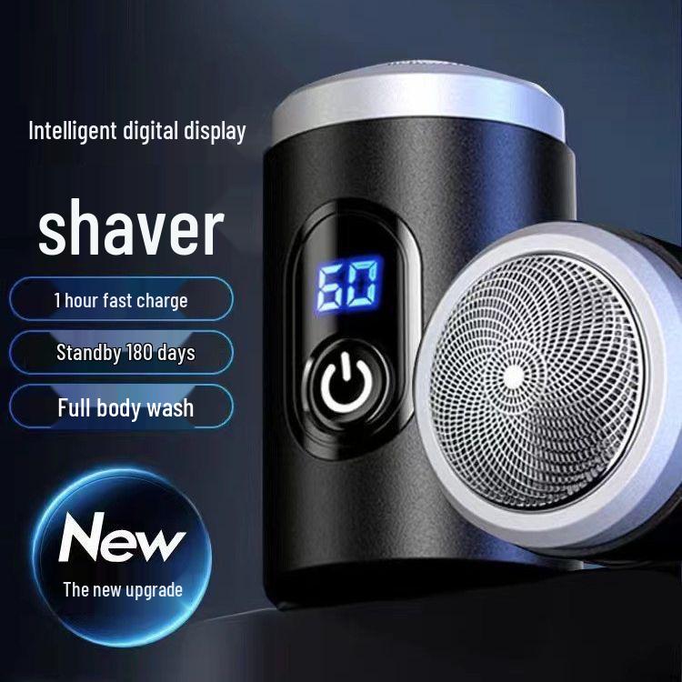 Mini Electric Shaver - Portable, Fast Charging, Type-C Interface for Men