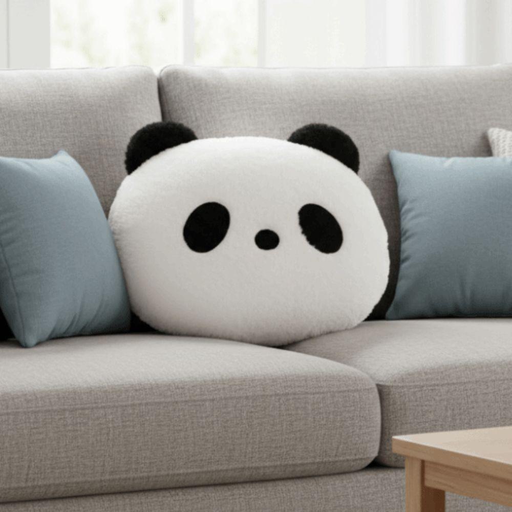Home Decoration Stuffed Panda Pillow Bedroom Sofa Panda Throw Pillows  Children's Pillow Toys