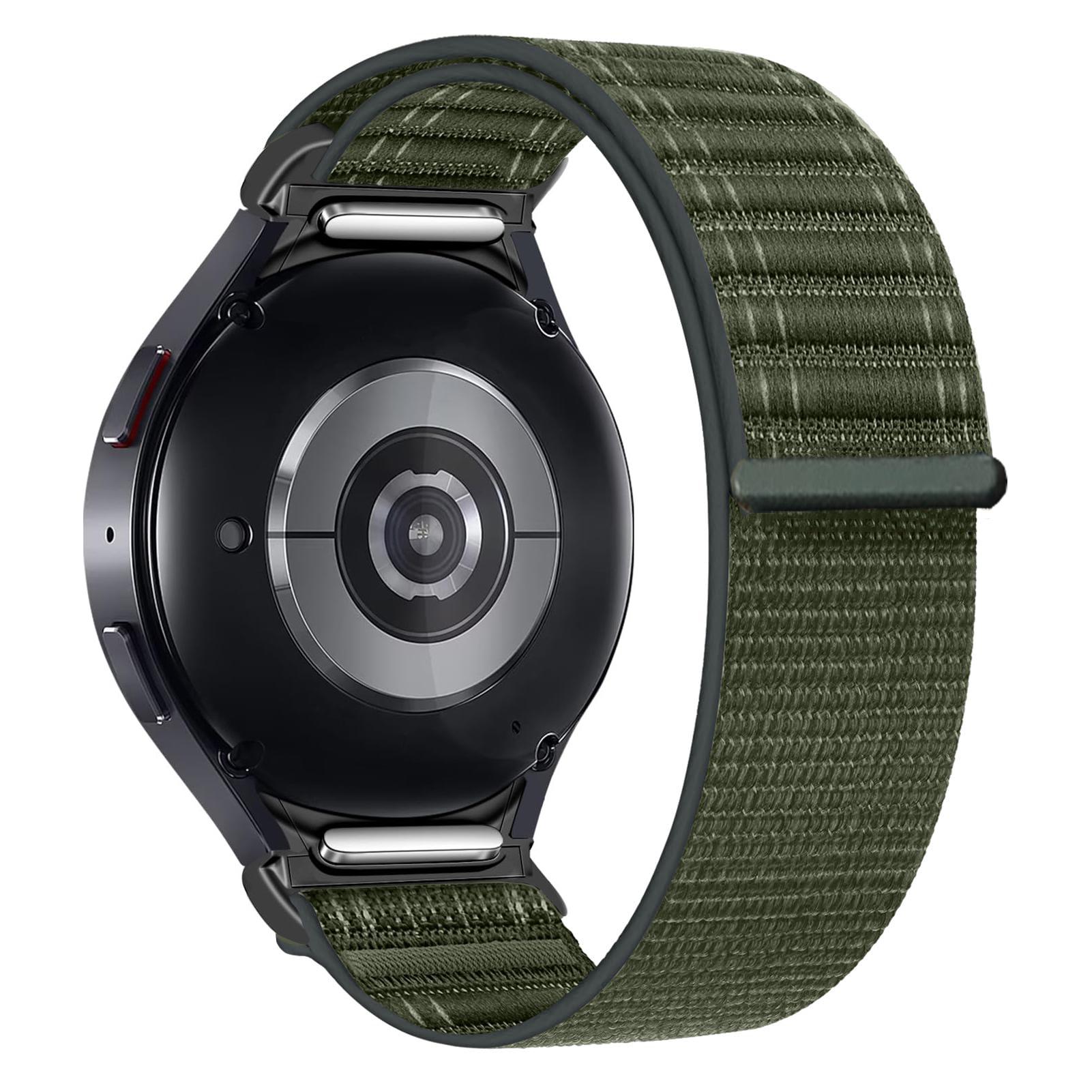 

Нейлоновый ремешок для Samsung Galaxy Watch 7 FE 6 5 4 44 мм 40 мм спортивный браслет для Galaxy Watch 6 Classic 47 мм 43 4 Classic 42 46 мм 5 Pro Bluetooth 45 мм Galaxy Watch 6