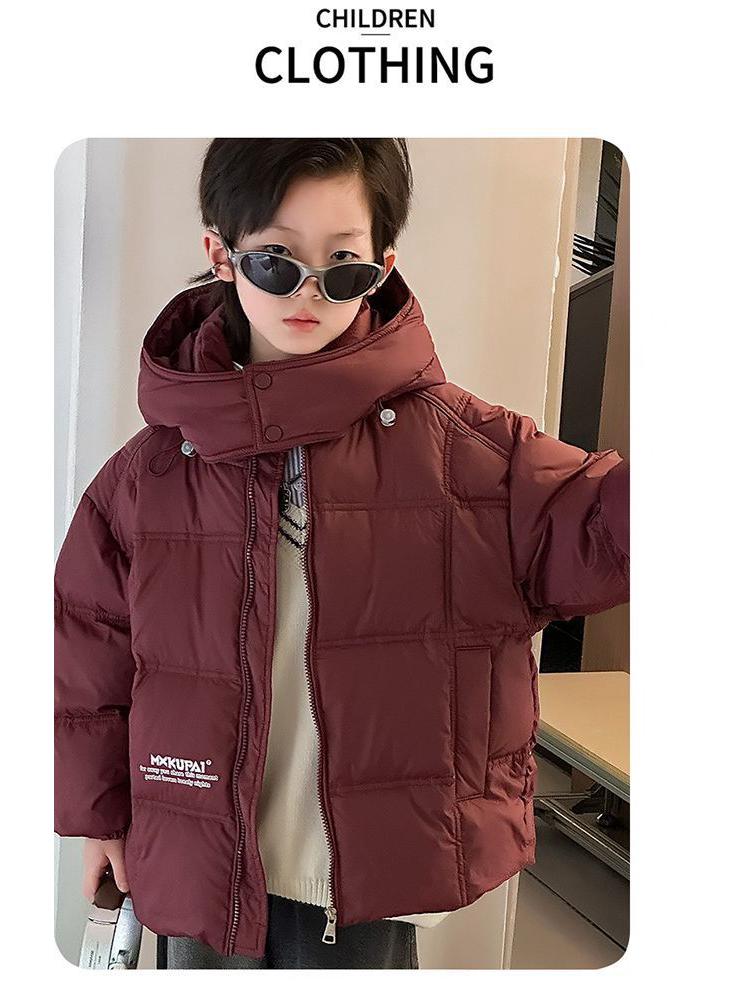 2025 New Kids' Winter Thick Down Jacket Casual Warm Coat for Boys and Girls