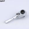 72-Tooth Mini Hex Wrench 2-in-1 Mini Ratchet Wrench Adapter 1/4 Inch Stubby Ratchet Wrench For Car Repair Tools