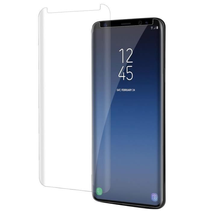 Film de protection - Phonillico® - Samsung Galaxy S9 PLUS - Verre trempé - Ultra résistant - Transparent