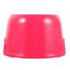 Puppy Bowl Plastic Dog Feeder Portable Home Use Red 19x19cm Easy To Clean 1Pcs