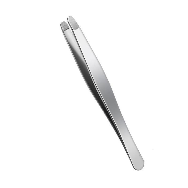Stainless Steel Tweezers Safe Rounded - Tip Eyebrow Clips Precise Eyebrow Shaping Ingrown Hair Removal Eyebrow Shaping Tool B