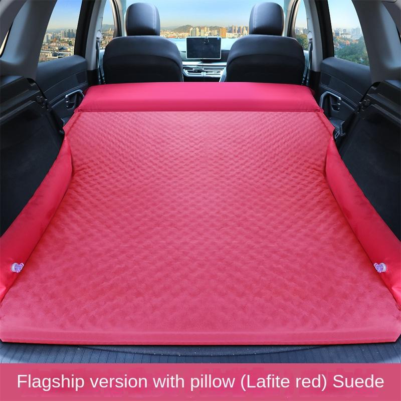 Car Travel Bed Inflatable Air Mattress with Air Pump Self-driving Tour Bed SUV Outdoor Camping Sleeping Mat Interior Accessories