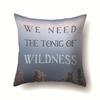 Modern Painted Simple Household Car Polyester Pillow Case Car Decoration Home Printed Waist Pillow Case